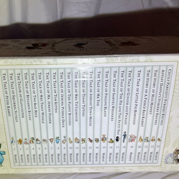 Beatrix Potter The World of Peter Rabbit Original Books 1-23 toy Jack in the box - Picture 5 of 16